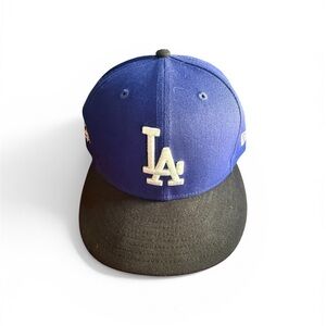 Blue and Black Los Doyers Hat